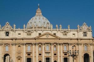 basilica di san pietro, vatikanen, rom, italien foto