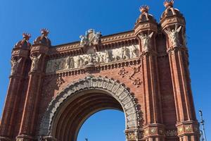 barcelona triumfbåge foto