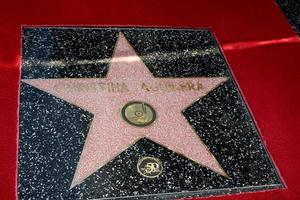 los angeles nov 15 - christina aguilera wof star på Hollywood walk of fame stjärnceremoni för christina aguilera på hard rock cafe trottoaren den 15 november 2010 i los angeles, ca foto