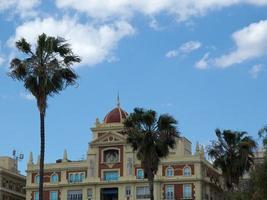 malaga stad i spanien foto