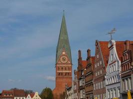 staden lueneburg i norra Tyskland foto