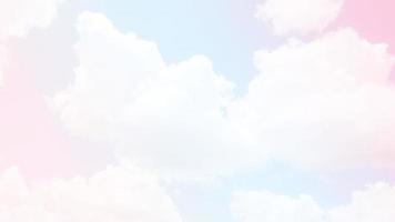 himmel och moln på en vacker pastell bakgrund. abstrakt söt drömmande färgad himmel bakgrund foto