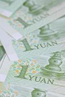 kinesiska yuan sedlar (renminbi) för pengar och affärsförmåga foto