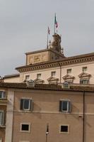 rom, consulta-byggnaden på quirinale square. foto