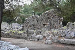 phaselis ruiner i Turkiet foto