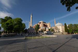 hagia sophia museum i sultanahmet, istanbul, turkiet foto