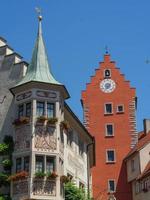 meersburg vid Bodensjön i Tyskland foto