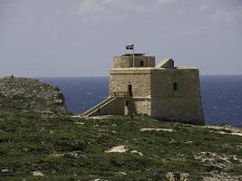 ön Gozo vid Medelhavet foto