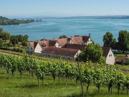 meersburg vid Bodensjön i Tyskland foto