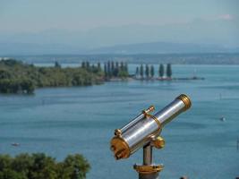 meersburg vid Bodensjön i Tyskland foto