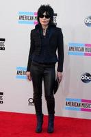 los angeles, 24 nov - joan jett vid 2013 års American Music Awards ankomster på nokia teater den 24 november 2013 i los angeles, ca. foto