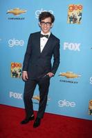 los angeles, sep 7 - kevin mchale anländer till glee premiärvisning och fest, säsong 2 på paramount studios den 7 september 2010 i los angeles, ca. foto