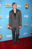 los angeles, 7 sep - chord overstreet anländer till glee-premiärvisningen och festen, säsong 2 i paramount studios den 7 september 2010 i los angeles, ca. foto