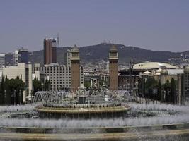 staden barcelona i spanien foto