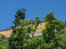 meersburg vid Bodensjön i Tyskland foto