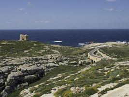 ön Gozo vid Medelhavet foto