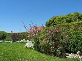 meersburg vid Bodensjön i Tyskland foto