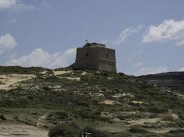 ön Gozo vid Medelhavet foto