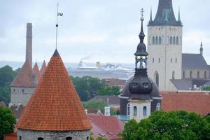 Tallinn stad i estland foto