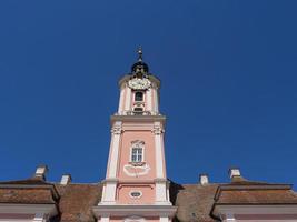 meersburg vid Bodensjön i Tyskland foto