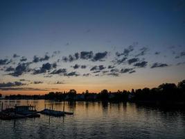 staden lindau vid Bodensjön foto