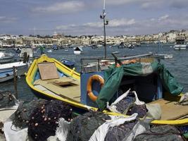 marsaxlokk hamn på malta ön foto