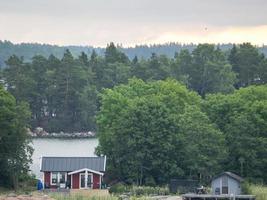 Östersjön nära stockholm foto