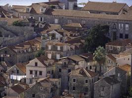 staden dubrovnik i kroatien foto