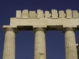 staden aten i grekland foto