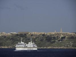 ön Gozo vid Medelhavet foto