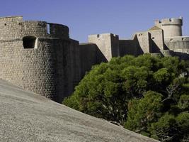 staden dubrovnik i kroatien foto