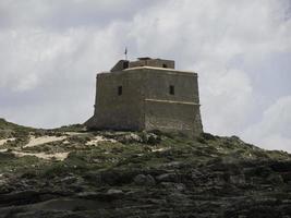 ön Gozo vid Medelhavet foto