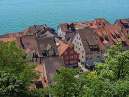 meersburg vid Bodensjön i Tyskland foto