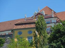 meersburg vid Bodensjön i Tyskland foto