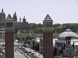 staden barcelona i spanien foto