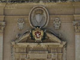 den gamla staden mdina på malta foto