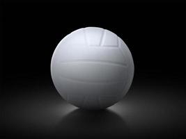 volleyboll på svart bakgrund foto