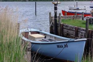 maasholm vid floden schlei foto