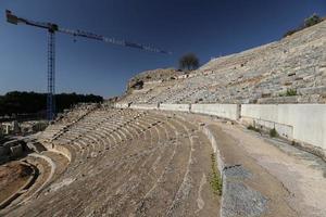stora teatern i efesos antika staden, izmir, Turkiet foto