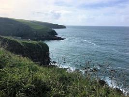 utsikt över port isaac i cornwall foto