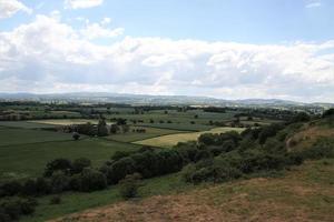 utsikt över shropshires landsbygd från lyth hill nära shrewsbury foto