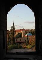 utsikt från slottet i byblos, Libanon foto