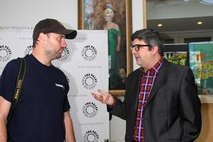 los angeles, 13 aug - byron purvis, dana snyder på Disney's fish hooks paleyfest family 2011 event på paley center for media den 13 augusti 2011 i beverly hills, ca foto