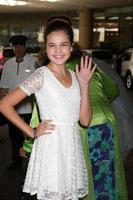 los angeles, 2 augusti - bailee madison anländer till hallmark channel tca press tour 2012 på beverly hilton hotel den 2 augusti 2012 i beverly hills, ca foto