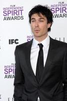 los angeles, 25 feb - ian somerhalder anländer till 2012 års film independent spirit awards på stranden den 25 februari 2012 i Santa monica, ca. foto