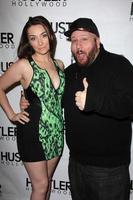 los angeles, 9 april - rachel mulins, stephen kramer glickman på hustler hollywood invigning på hustler hollywood den 9 april 2016 i los angeles, ca foto