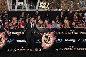 los angeles, 12 mars - wes bentley anländer till hunger games-premiären på nokia theater at la live den 12 mars 2012 i los angeles, ca. foto