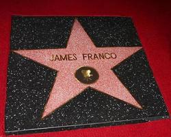 los angeles, 7 mars - James Franco-stjärnan på Hollywood Walk of Fame-ceremonin för att hedra James Franco på el Capitan-teatern den 7 mars 2013 i Los Angeles, ca. foto