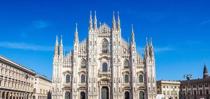 hdr duomo di milano katedralen i milano foto