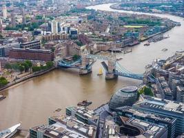 hdr flygfoto över london foto